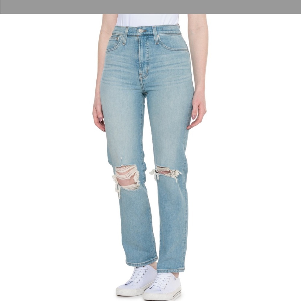 MADEWELL The Perfect Vintage Jeans - High Rise, Straight Leg